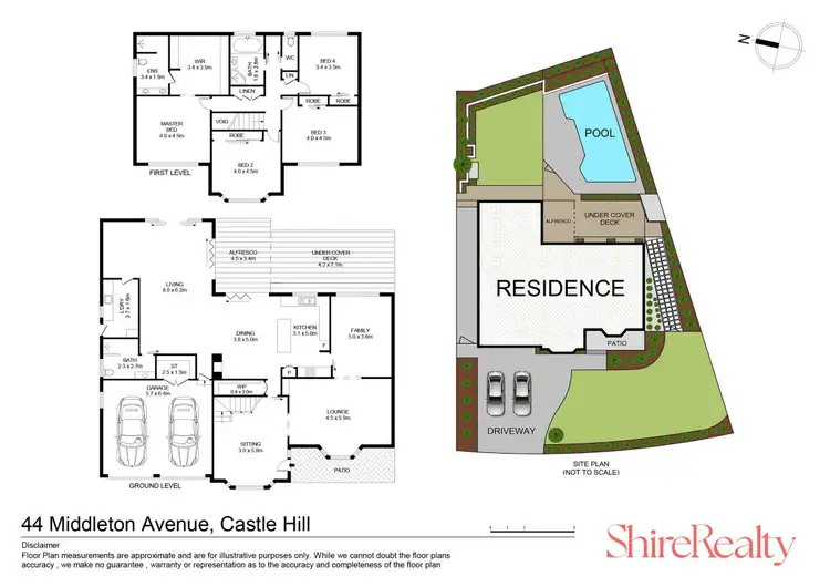 Floorplan of Homely house listing, 44 Middleton Avenue, Castle Hill NSW 2154