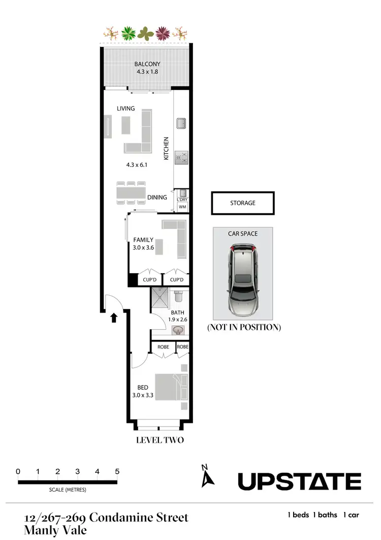 Floorplan of Homely unit listing, 12/267-269 Condamine Street, Manly Vale NSW 2093