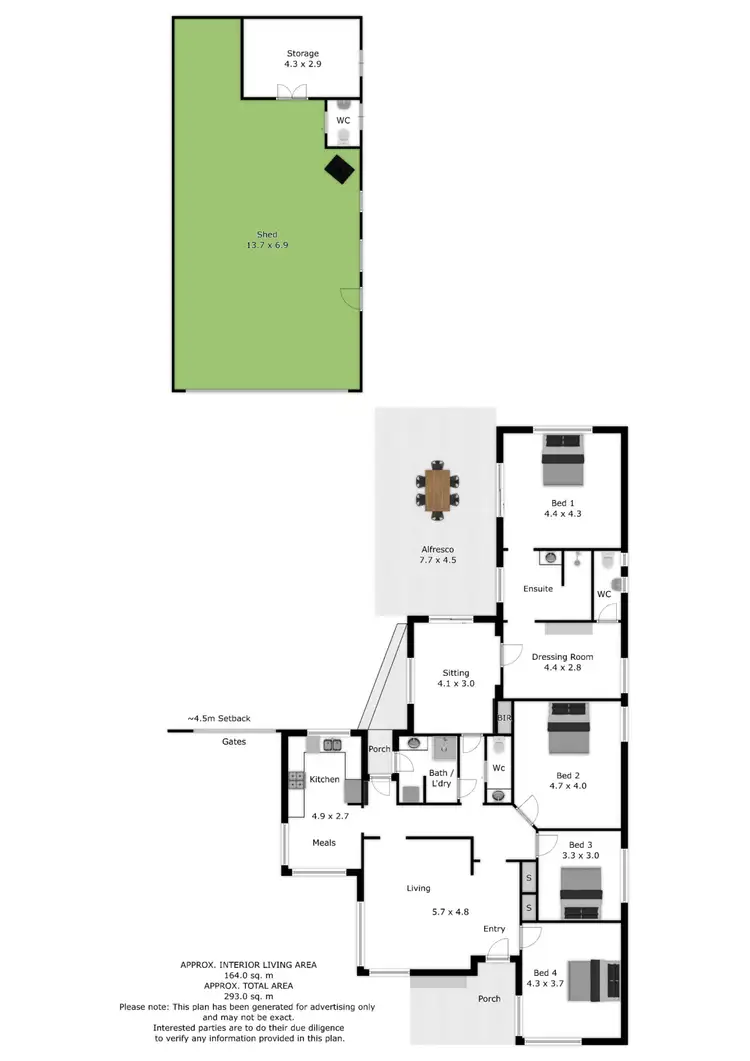 Floorplan of Homely house listing, 358 Urana Road, Lavington NSW 2641