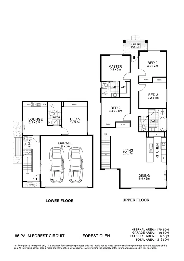 Floorplan of Homely house listing, 85 Palm Forest Circuit, Forest Glen QLD 4556