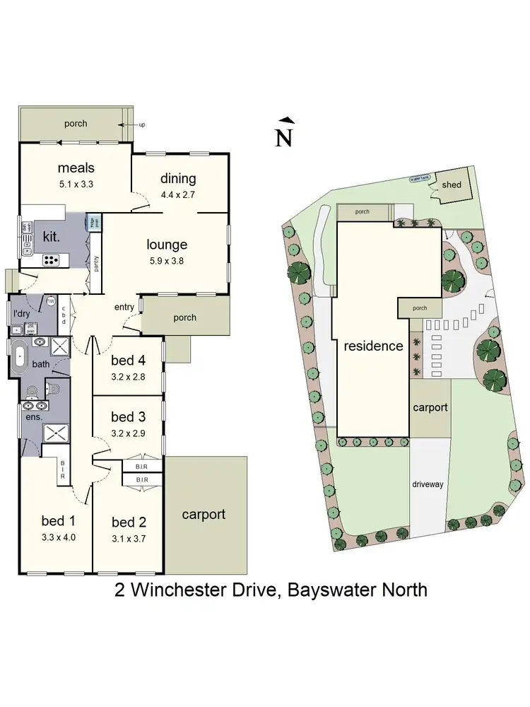 Floorplan of Homely house listing, 2 Winchester Drive, Bayswater North VIC 3153
