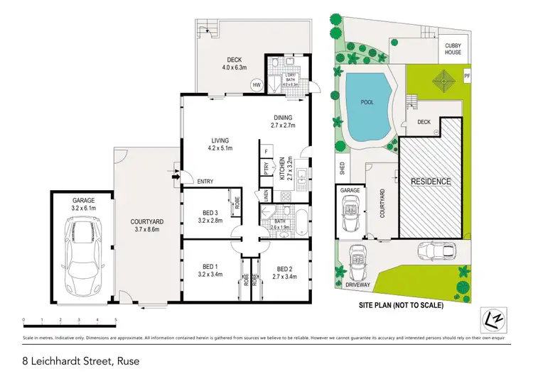 Floorplan of Homely house listing, 8 Leichhardt Street, Ruse NSW 2560