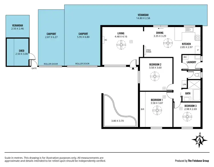 Floorplan of Homely house listing, 11 Manor Court, Morphett Vale SA 5162