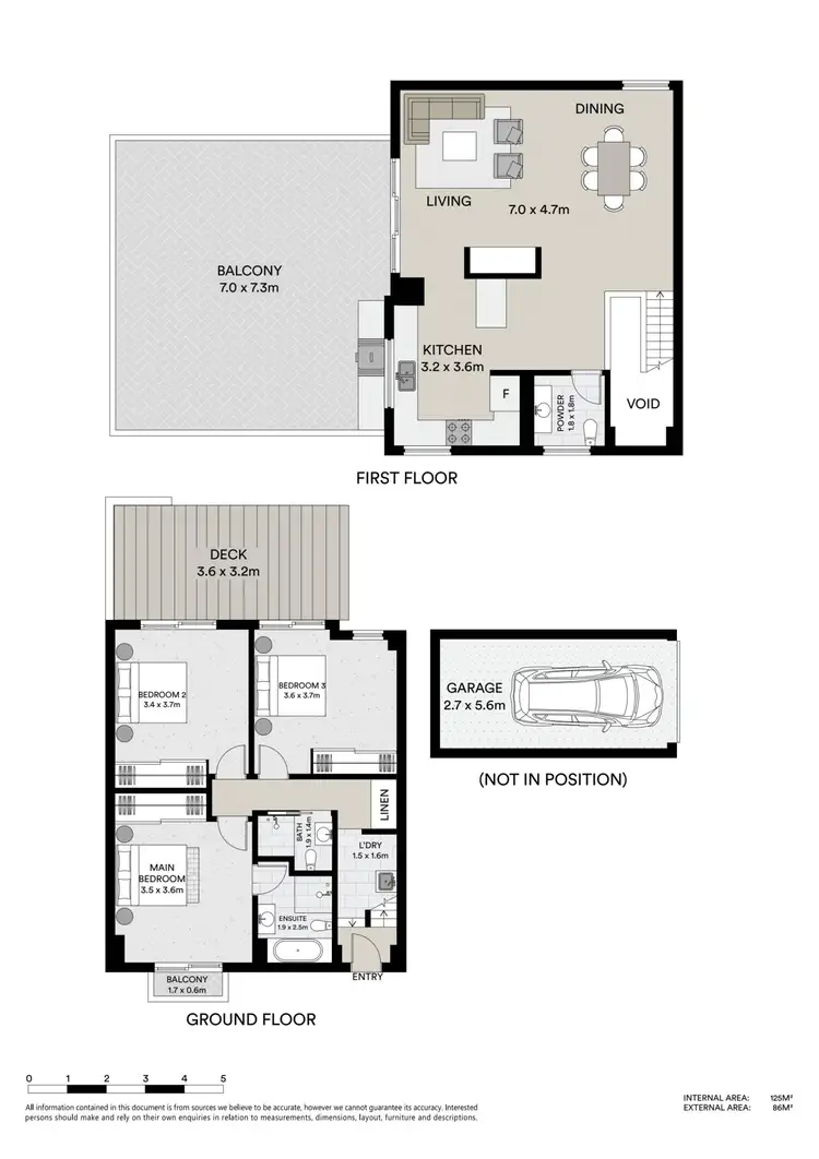 Floorplan of Homely townhouse listing, 1/16-18 Kalinda Road, Bullaburra NSW 2784