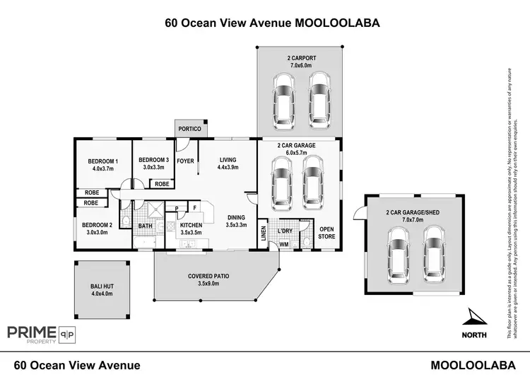 Floorplan of Homely house listing, 60 Ocean View Avenue, Mooloolaba QLD 4557