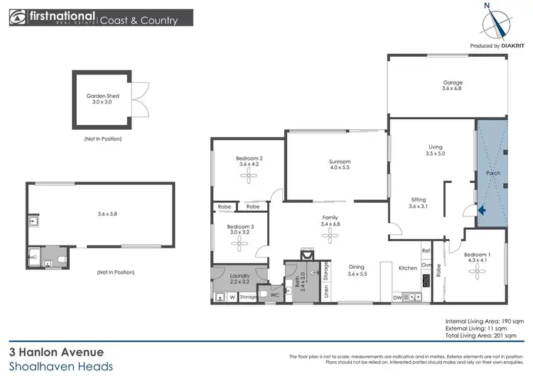 Floorplan of Homely house listing, 3 Hanlon Avenue, Shoalhaven Heads NSW 2535