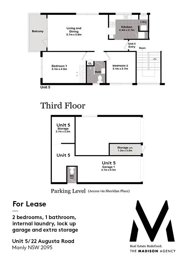 Floorplan of Homely unit listing, 5/22 Augusta Road, Manly NSW 2095