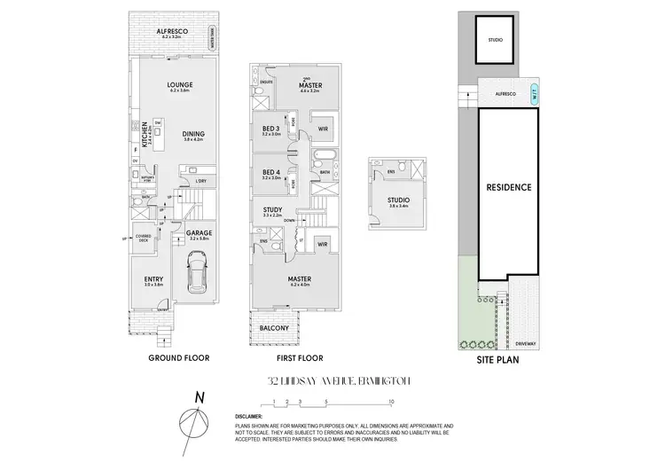 Floorplan of Homely semi-detached listing, 32 Lindsay Avenue, Ermington NSW 2115