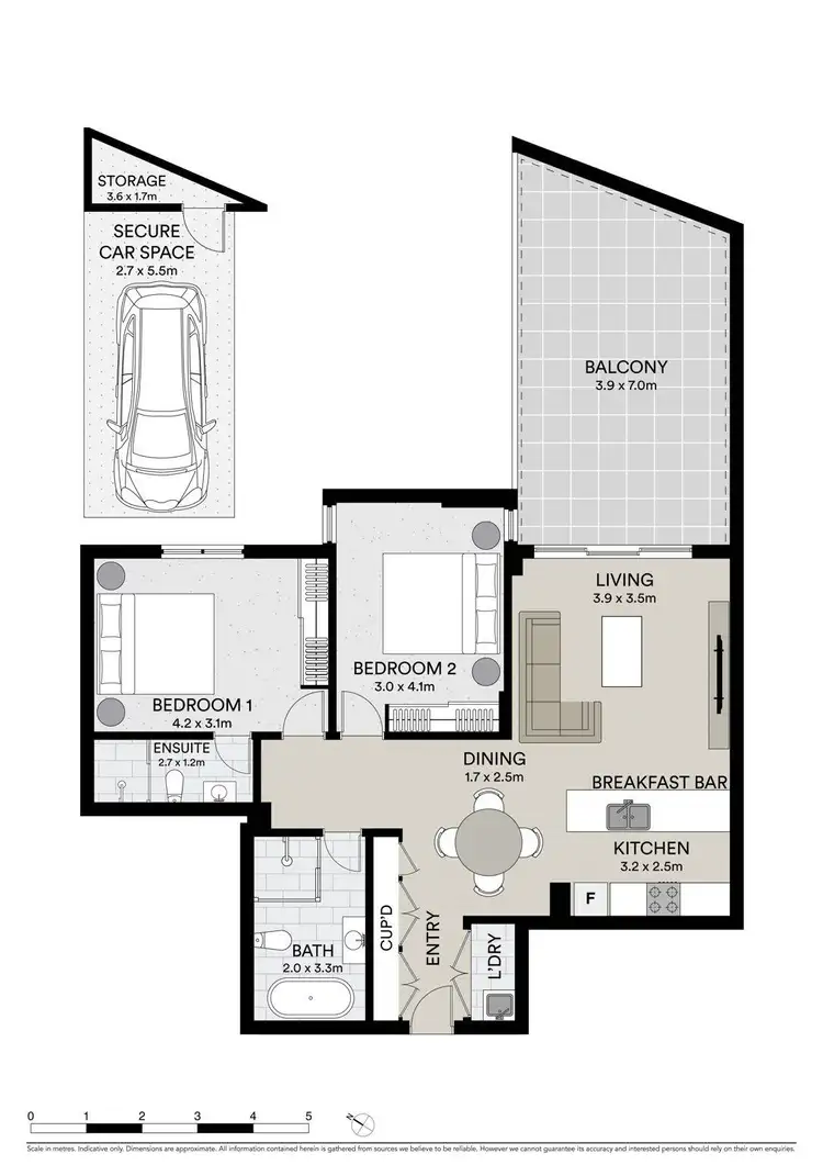 Floorplan of Homely apartment listing, 52/90 Water Street, Strathfield South NSW 2136
