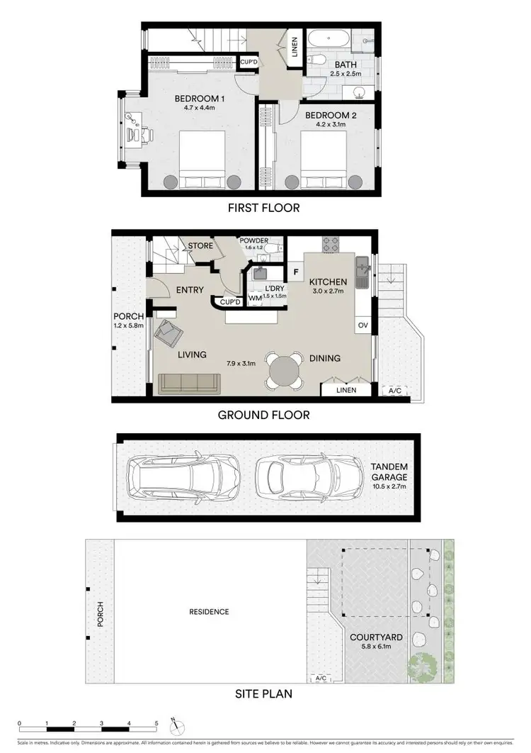 Floorplan of Homely townhouse listing, 17/1 Fitzgerald Crescent, Strathfield NSW 2135