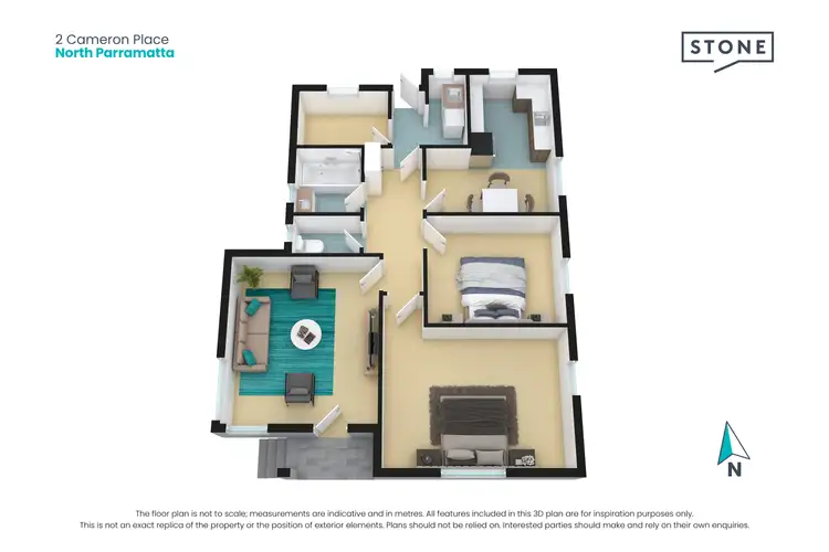 Floorplan of Homely house listing, 2 Cameron Place, North Parramatta NSW 2151