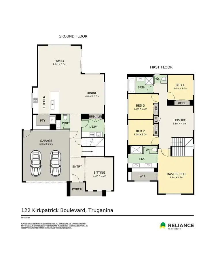 Floorplan of Homely house listing, 122 Kirkpatrick Boulevard, Truganina VIC 3029