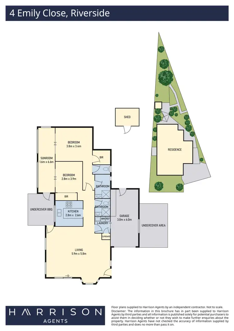 Floorplan of Homely house listing, 4 Emily Close, Riverside TAS 7250