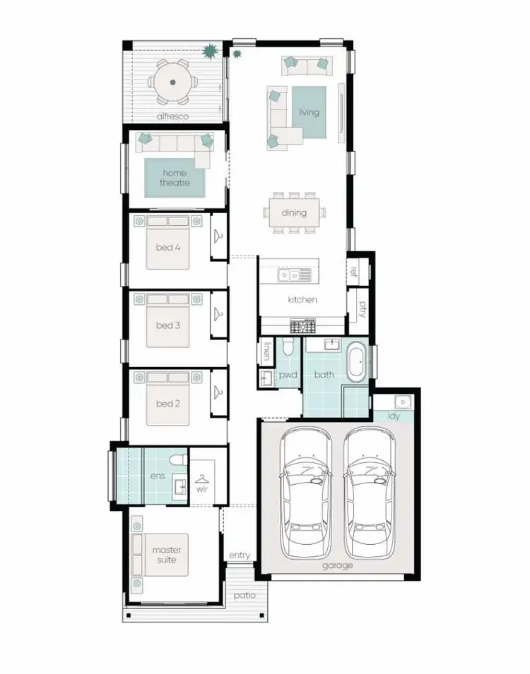 Floorplan of Homely house listing, Lot 807 Saxonvale Grove, Chisholm NSW 2322