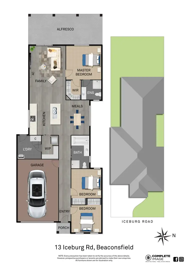 Floorplan of Homely house listing, 13 Iceberg Road, Beaconsfield VIC 3807