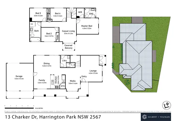 Floorplan of Homely house listing, 13 Charker Drive, Harrington Park NSW 2567