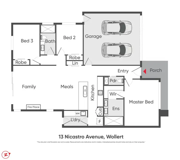 Floorplan of Homely house listing, 13 Nicastro Avenue, Wollert VIC 3750