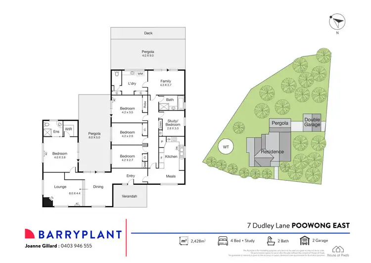 Floorplan of Homely house listing, 7 Dudley Lane, Poowong East VIC 3988