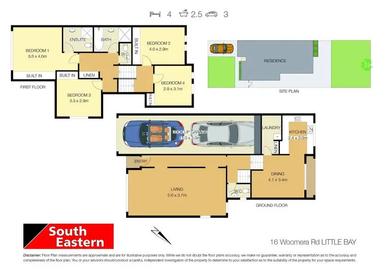 Floorplan of Homely house listing, 16 Woomera Road, Little Bay NSW 2036