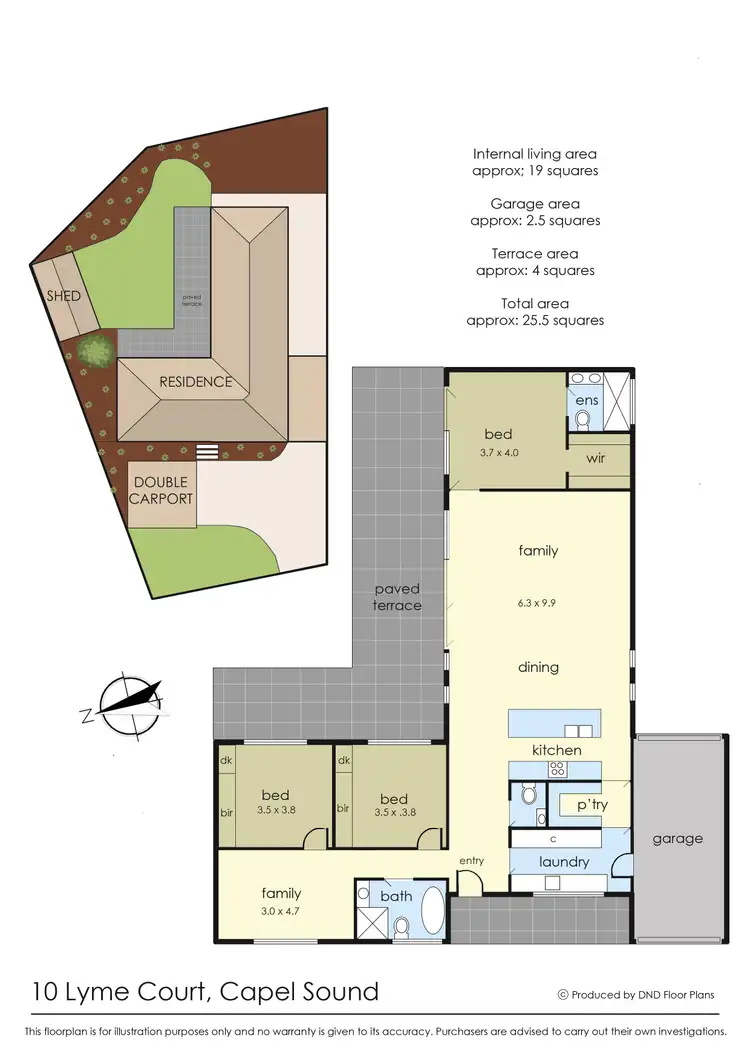 Floorplan of Homely house listing, 10 Lyme Court, Capel Sound VIC 3940