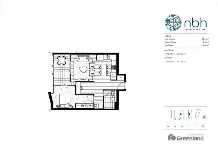 Floorplan of Homely apartment listing, 1610/13 Halifax Street, Macquarie Park NSW 2113