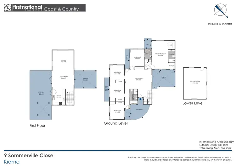 Floorplan of Homely house listing, 9 Sommerville Close, Kiama NSW 2533