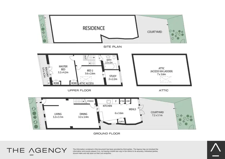 Floorplan of Homely terrace listing, 119 Wilson Street, Newtown NSW 2042