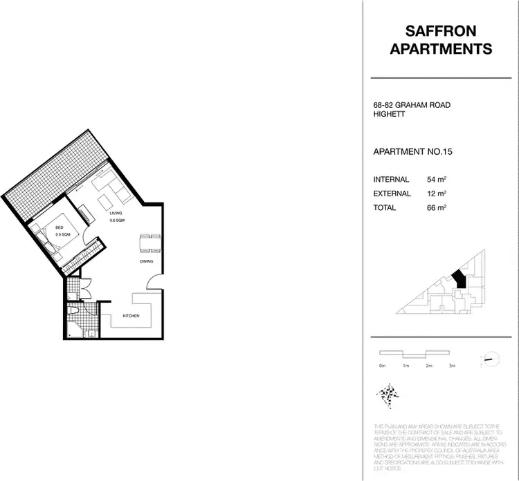 Floorplan of Homely unit listing, 15/68-82 Graham Road, Highett VIC 3190
