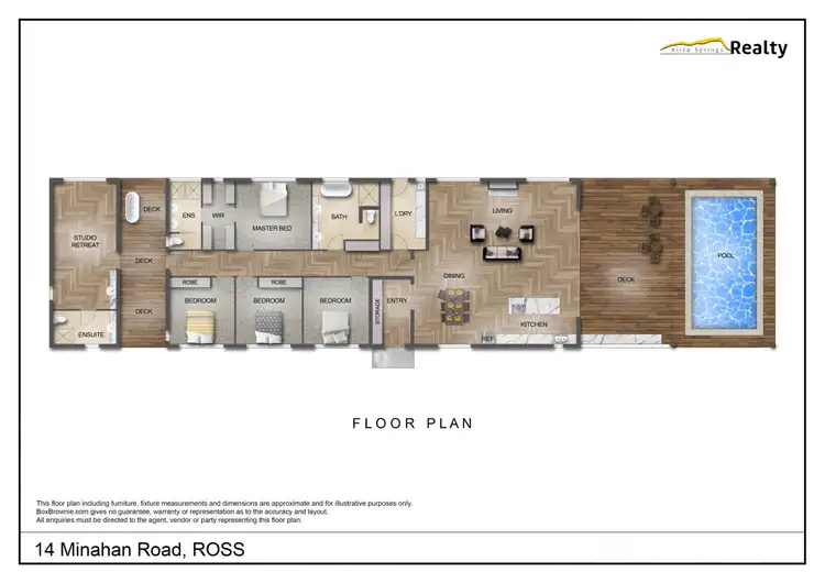 Floorplan of Homely rural property listing, 14 Minahan Road, Ross NT 873