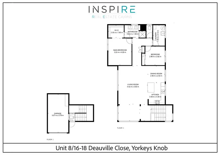 Floorplan of Homely unit listing, 8/16-18 Deauville Close, Yorkeys Knob QLD 4878
