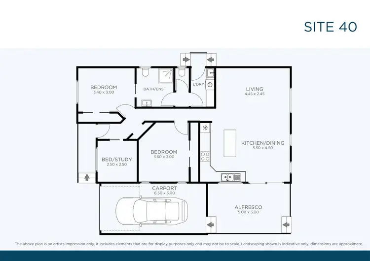 Floorplan of Homely retirement listing, 40/1 Norman Street, Lake Conjola NSW 2539