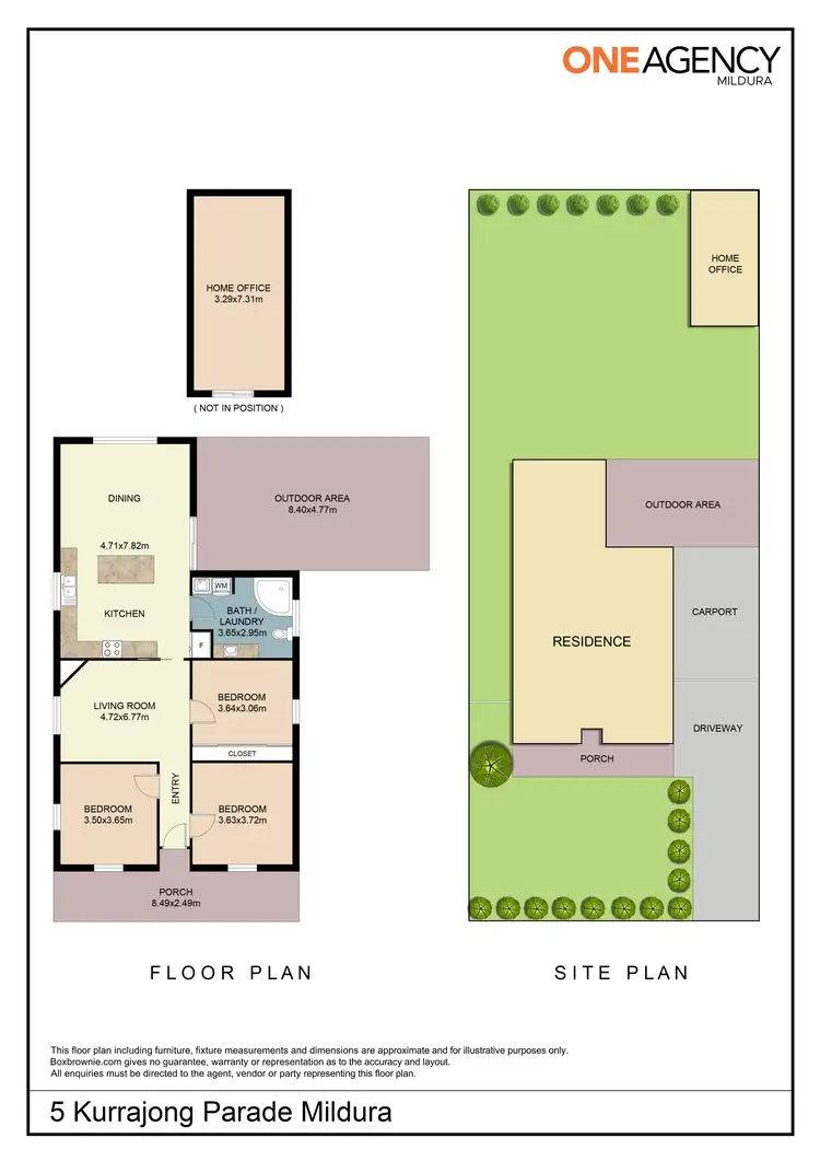 Floorplan of Homely house listing, 5 Kurrajong Parade, Mildura VIC 3500