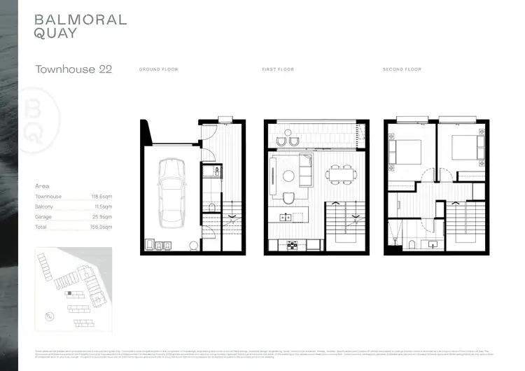 Floorplan of Homely townhouse listing, 5 Tugboat Alley, Rippleside VIC 3215