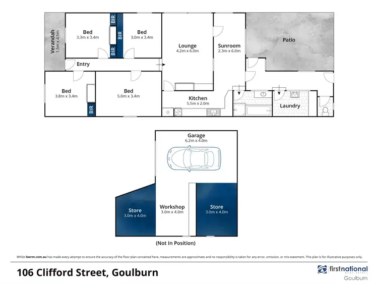 Floorplan of Homely house listing, 106 Clifford Street, Goulburn NSW 2580