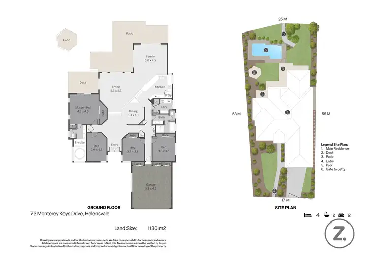 Floorplan of Homely house listing, 72 Monterey Keys Drive, Helensvale QLD 4212