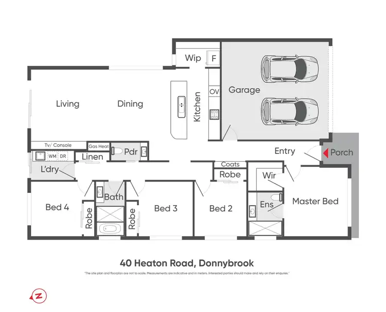 Floorplan of Homely house listing, 40 Heaton Road, Donnybrook VIC 3064