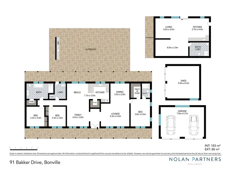 Floorplan of Homely house listing, 91 Bakker Drive, Bonville NSW 2450