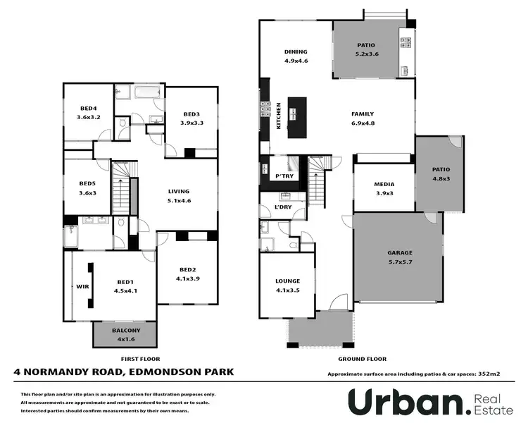 Floorplan of Homely house listing, 4 Normandy Road, Edmondson Park NSW 2174