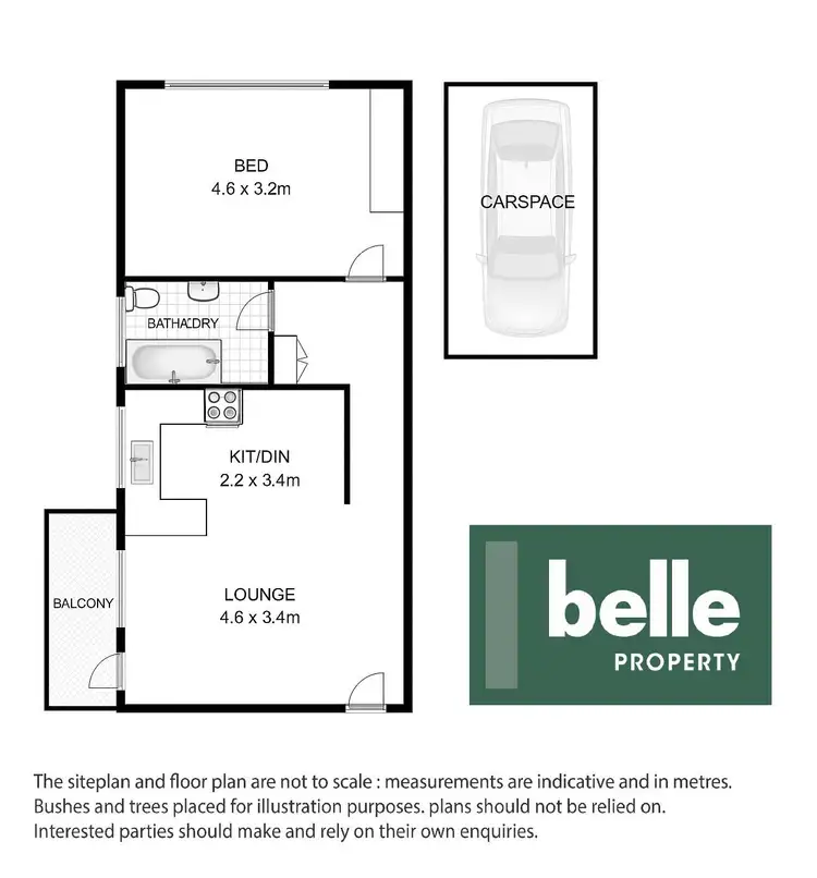 Floorplan of Homely apartment listing, 5/37 York Street, Belmore NSW 2192