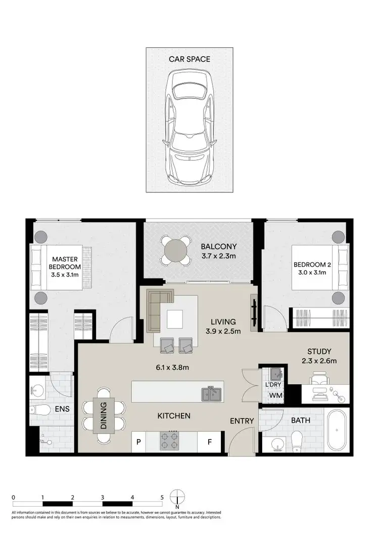 Floorplan of Homely apartment listing, 610/7 Washington Avenue, Riverwood NSW 2210