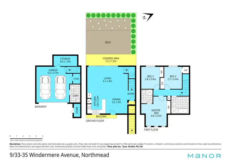 Floorplan of Homely townhouse listing, 9/33-35 Windermere Avenue, Northmead NSW 2152
