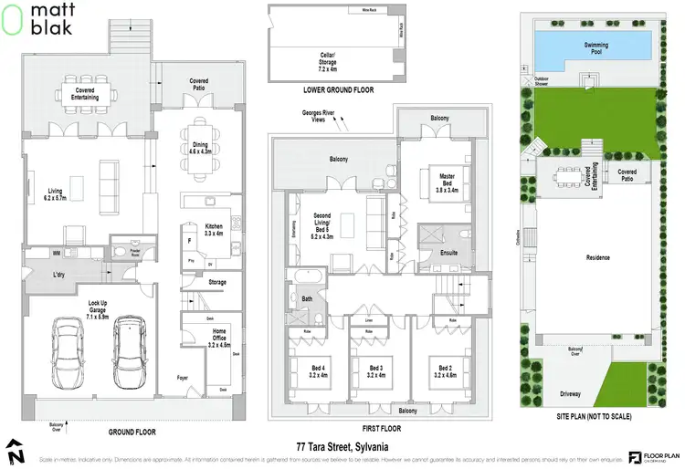Floorplan of Homely house listing, 77 Tara Street, Sylvania NSW 2224