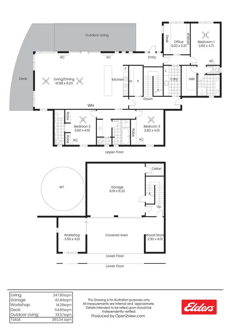 Floorplan of Homely house listing, 121 Norman Drive, Clare SA 5453