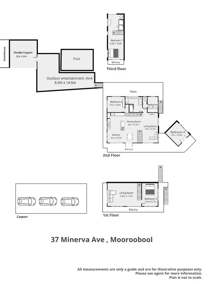 Floorplan of Homely house listing, 37 Minerva Avenue, Mooroobool QLD 4870