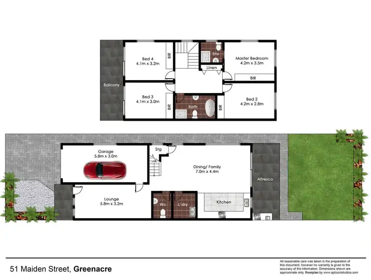 Floorplan of Homely house listing, 51 Maiden Street, Greenacre NSW 2190