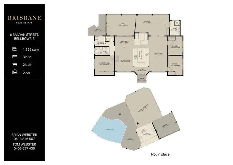 Floorplan of Homely house listing, 6 Banyan Street, Bellbowrie QLD 4070