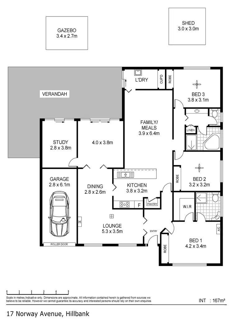 Floorplan of Homely house listing, 17 Norway Avenue, Hillbank SA 5112