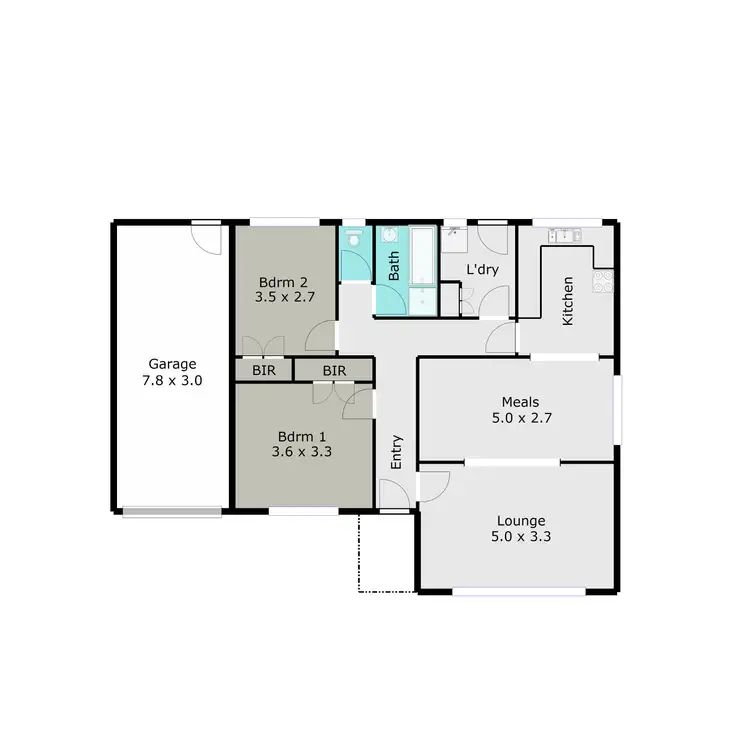 Floorplan of Homely unit listing, 4/3 Verdon Street, Sebastopol VIC 3356