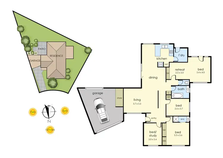 Floorplan of Homely house listing, 7 Timbertop Court, Frankston North VIC 3200