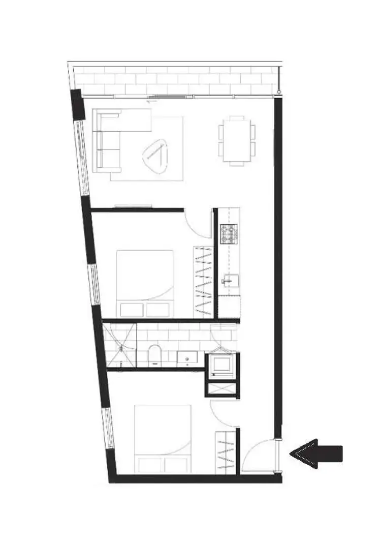 Floorplan of Homely apartment listing, 1201/250 City Road, Southbank VIC 3006